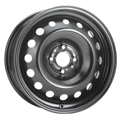 Jante acier ALCAR Stahlrad 6666 • 6,5x16 • 4x100 • ET37 • CB60 • Noire