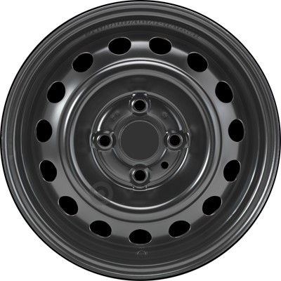 Jante acier ALCAR Stahlrad 6675 • 5x14 • 4x100 • ET45 • CB54 • Noire