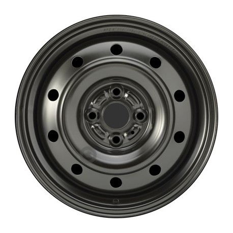 Jante acier ALCAR Stahlrad 6735 • 5x15 • 4x100 • ET40 • CB54 • Noire 