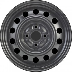 Jante acier ALCAR Stahlrad 6745 • 5,5x14 • 4x100 • ET45 • CB54 • Noire