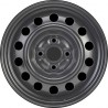 Jante acier ALCAR Stahlrad 6745 • 5,5x14 • 4x100 • ET45 • CB54 • Noire 