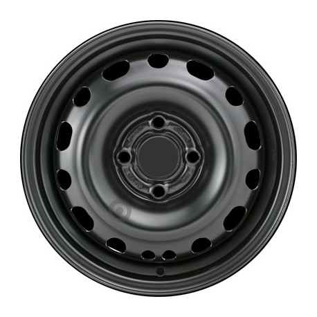 Jante acier ALCAR Stahlrad 6790 • 5,5x14 • 4x100 • ET49 • CB56,5 • Noire 