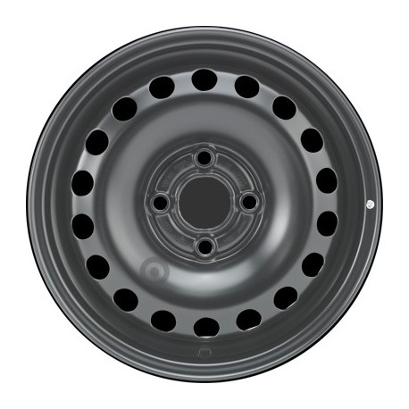 Jante acier ALCAR Stahlrad 6795 • 5x14 • 4x100 • ET35 • CB57,09 • Noire 