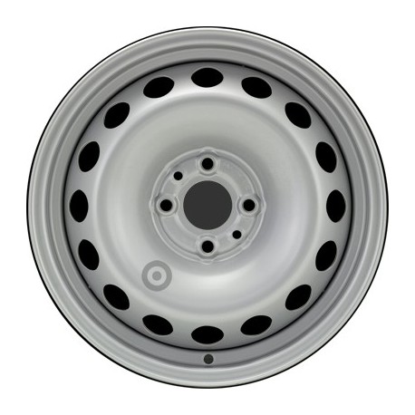 Jante acier ALCAR Stahlrad 6815 • 5,5x15 • 4x98 • ET32 • CB58 • Argent 