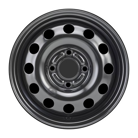 Jante acier ALCAR Stahlrad 6880 • 5,5x14 • 4x108 • ET47,5 • CB63,3 • Noire 