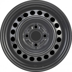 Jante acier ALCAR Stahlrad 6885 • 5,5x14 • 4x100 • ET45 • CB56 • Noire