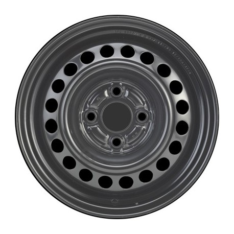 Jante acier ALCAR Stahlrad 6885 • 5,5x14 • 4x100 • ET45 • CB56 • Noire 