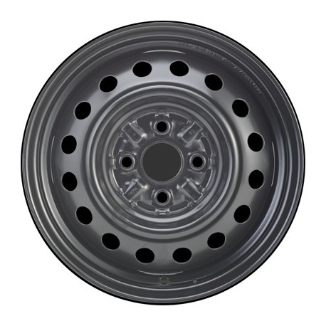 Jante acier ALCAR Stahlrad 7010 • 5,5x14 • 4x100 • ET45 • CB54 • Noire 