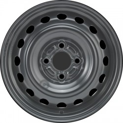 Jante acier ALCAR Stahlrad 7030 • 5,5x14 • 4x100 • ET45 • CB60 • Noire 