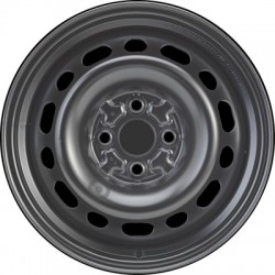 Jante acier ALCAR Stahlrad 7190 • 6x15 • 4x100 • ET45 • CB54 • Noire