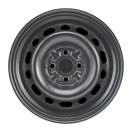 Jante acier ALCAR Stahlrad 7190 • 6x15 • 4x100 • ET45 • CB54 • Noire 