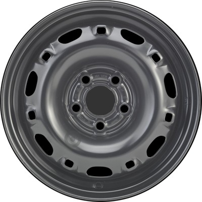 Jante acier ALCAR Stahlrad 7280 • 6x14 • 5x100 • ET43 • CB57 • Noire