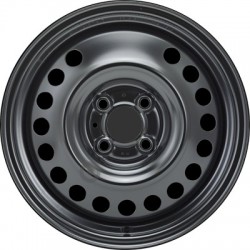 Jante acier ALCAR Stahlrad 7340 • 5,5x15 • 4x100 • ET40 • CB60 • Noire