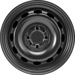 Jante acier ALCAR Stahlrad 7360 • 5,5x14 • 4x98 • ET35 • CB58 • Noire