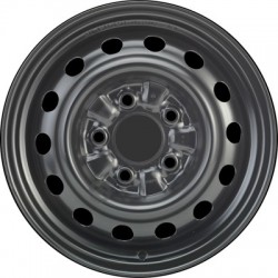 Jante acier ALCAR Stahlrad 7370 • 5,5x14 • 5x114,3 • ET45 • CB67 • Noire