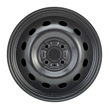 Jante acier ALCAR Stahlrad 7380 • 5,5x15 • 4x100 • ET50 • CB54 • Noire 