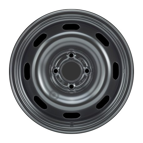 Jante acier ALCAR Stahlrad 7385 • 6,5x15 • 4x108 • ET20 • CB65 • Noire 