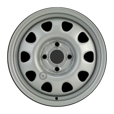 Jante acier ALCAR Stahlrad 7500 • 6x14 • 4x100 • ET45 • CB57 • Argent 