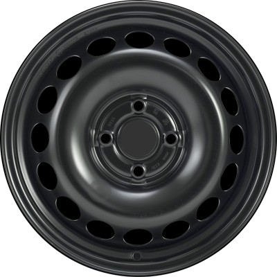 Jante acier ALCAR Stahlrad 7510 • 4,5x15 • 4x100 • ET35 • CB54 • Noire