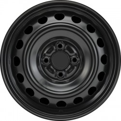 Jante acier ALCAR Stahlrad 7615 • 5x15 • 4x100 • ET39 • CB54 • Noire