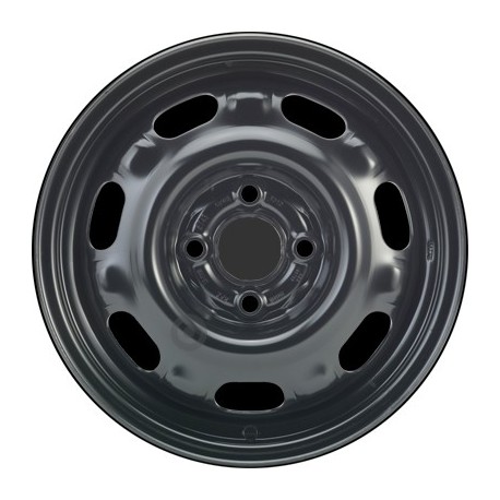 Jante acier ALCAR Stahlrad 7700 • 6x14 • 4x100 • ET43 • CB57 • Noire 