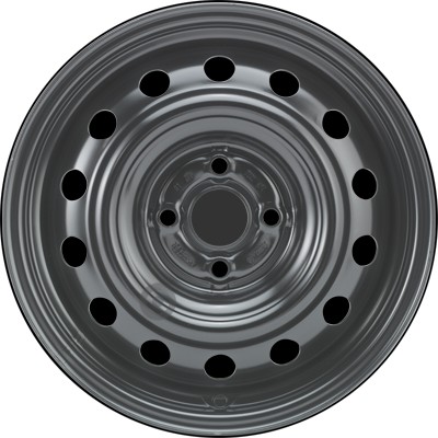 Jante acier ALCAR Stahlrad 7770 • 6x15 • 4x100 • ET52 • CB54 • Noire