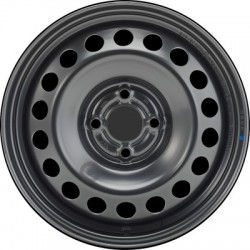 Jante acier ALCAR Stahlrad 7775 • 6x15 • 4x100 • ET40 • CB60 • Noire