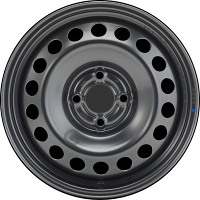 Jante acier ALCAR Stahlrad 7775 • 6x15 • 4x100 • ET40 • CB60 • Noire