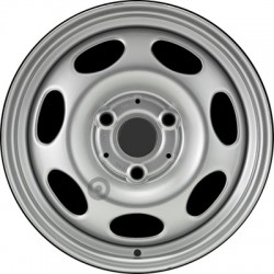 Jante acier ALCAR Stahlrad 7820 • 4,5x15 • 3x112 • ET23,5 • CB57 • Argent