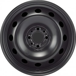 Jante acier ALCAR Stahlrad 8085 • 6,5x15 • 4x98 • ET43 • CB58 • Noire 