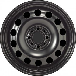 Jante acier ALCAR Stahlrad 8155 • 5,5x15 • 4x100 • ET45 • CB56 • Noire 