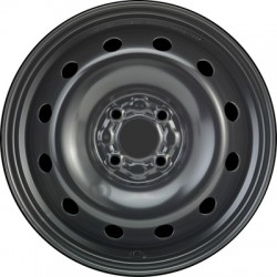 Jante acier ALCAR Stahlrad 8175 • 6x15 • 4x100 • ET43 • CB60 • Noire