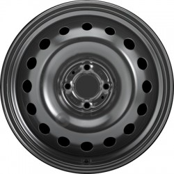 Jante acier ALCAR Stahlrad 8312 • 6,5x16 • 4x100 • ET40 • CB60 • Noire 