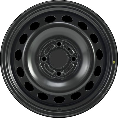 Jante acier ALCAR Stahlrad 8442 • 6x15 • 4x107,95 • ET37,5 • CB63,35 • Noire