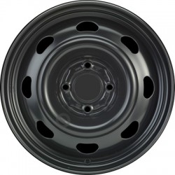 Jante acier ALCAR Stahlrad 8470 • 6x15 • 4x108 • ET18 • CB65 • Noire