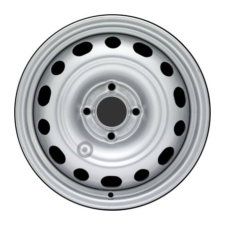 Jante acier ALCAR Stahlrad 8477 • 6,5x15 • 4x108 • ET27 • CB65 • Argent 