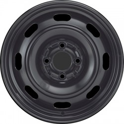 Jante acier ALCAR Stahlrad 8690 • 6x15 • 4x108 • ET27 • CB65 • Noire