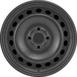 Jante acier ALCAR Stahlrad 8715 • 6,5x15 • 4x100 • ET45 • CB60 • Noire