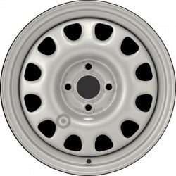 Jante acier ALCAR Stahlrad 8950 • 6x15 • 4x100 • ET35 • CB57 • Argent