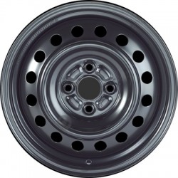 Jante acier ALCAR Stahlrad 9285 • 6x15 • 4x100 • ET45 • CB54 • Noire