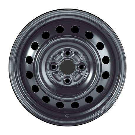 Jante acier ALCAR Stahlrad 9285 • 6x15 • 4x100 • ET45 • CB54 • Noire 