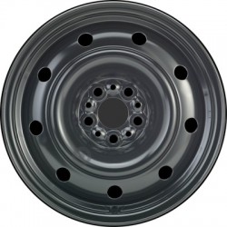 Jante acier ALCAR Stahlrad 9370 • 6,5x15 • 5x98 • ET31 • CB58 • Noire