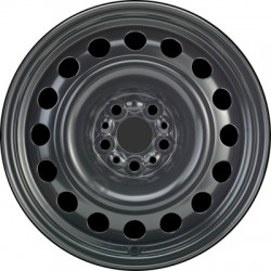 Jante acier ALCAR Stahlrad 9375 • 6,5x15 • 5x98 • ET27 • CB58 • Noire