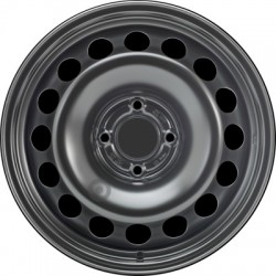 Jante acier ALCAR Stahlrad 9432 • 6,5x16 • 4x108 • ET20 • CB65 • Noire