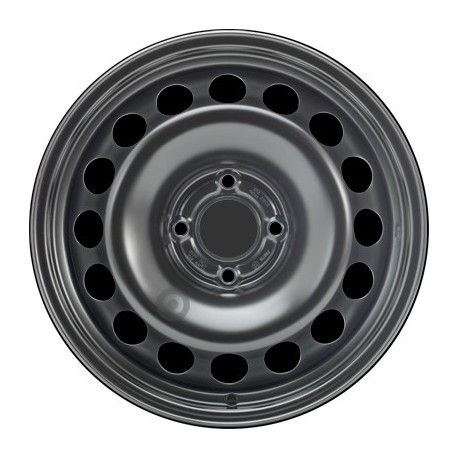 Jante acier ALCAR Stahlrad 9432 • 6,5x16 • 4x108 • ET20 • CB65 • Noire 