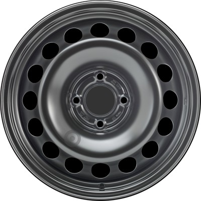 Jante acier ALCAR Stahlrad 9432 • 6,5x16 • 4x108 • ET20 • CB65 • Noire