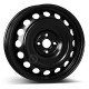 Jante acier ALCAR Stahlrad 9616 • 5x17 • 4x100 • ET40 • CB54 • Noire 