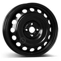 Jante acier ALCAR Stahlrad 9616 • 5x17 • 4x100 • ET40 • CB54 • Noire