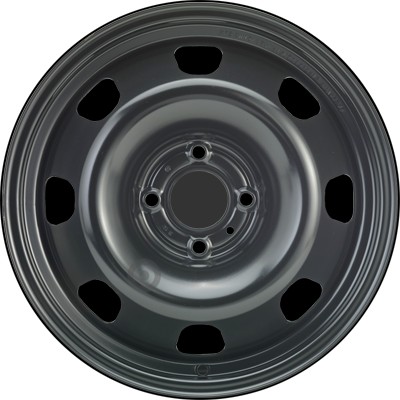 Jante acier ALCAR Stahlrad 9695 • 6,5x16 • 4x108 • ET31 • CB65 • Noire