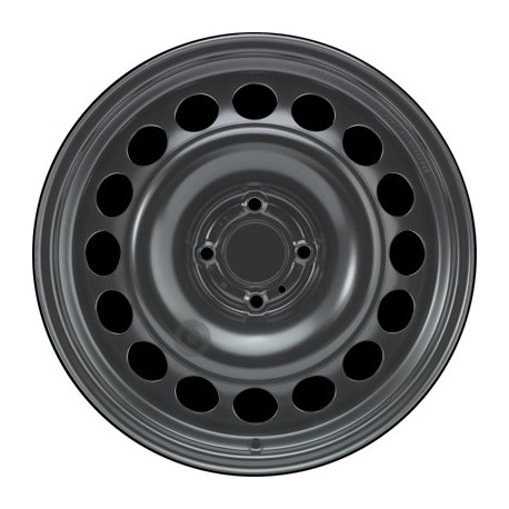 Jante acier ALCAR Stahlrad 9943 • 7,5x17 • 4x108 • ET29 • CB65 • Noire 